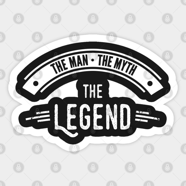 The man the myth the legend shirt on sale